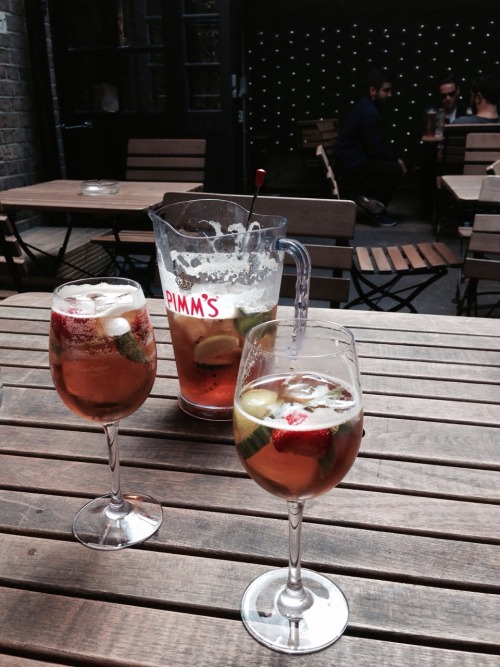 I had a very British day, forgot how nice Pimms is.