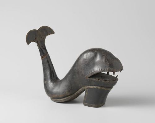  Bottle in the form of a shoeanonymous, c. 1675 - c. 1700“This striking object is a cross between a 