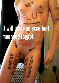 sirlockdown:  A mounded faggot can find satisfaction