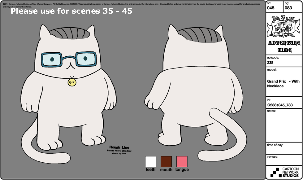 selected character model sheets (1 of 2) from Daddy-Daughter Card Warscharacter &amp;