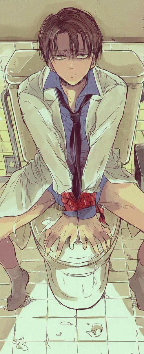loving-that-yaoi:  Toilet no Levi-sensei - Shingeki no Kyojin dj Please follow for