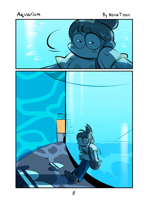 nonetoon: New comic, simply titled Aquarium! Hope you all enjoy the fun new guy!