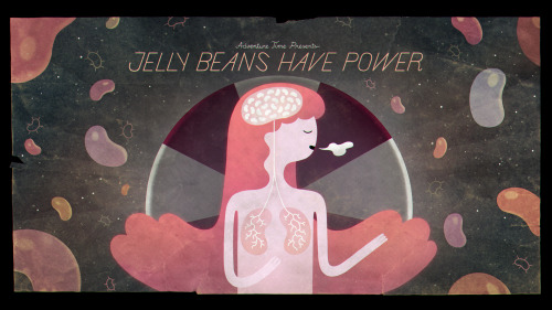 Jelly Beans Have Power - title carddesigned adult photos