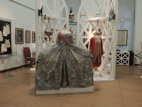 Replica of Catherine II’s wedding dress from 1745