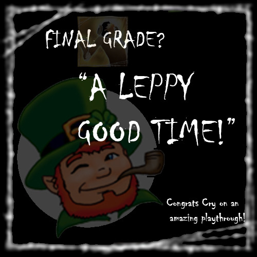 cryaotic:  playernozickcreates:  I made Cryaotic a report card for his playthrough