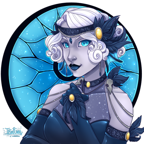 iriadescence: with the headpiece and the feathers, I got a very “flapper” feel to t