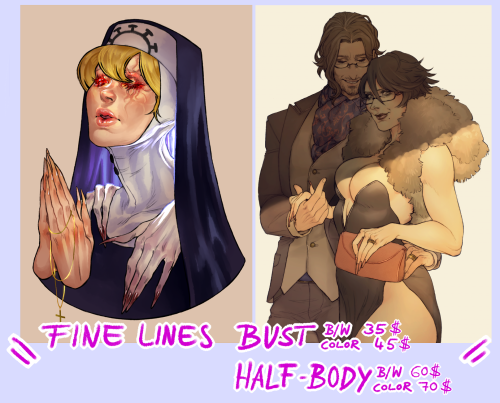 hansmannette:  pleas comm me so i can buy iced cof….. PayPal only! I will begin working on a commission AFTER I receive full payment. Will do: nsfw, mild gore, an additional character (+50% of the original art type price) Won’t do: kink stuff, furries,