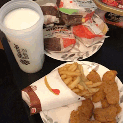 losemybreath4444:  Burger King Pig 6/12/2018 Vid here: www.clips4sale.com/100759  What do i do on my days off? Sit on my fatass and EAT! 4 burgers, large fries, ten nuggets and a tub of gelato, all get stuffed into my gut. I thought I could overeat alone