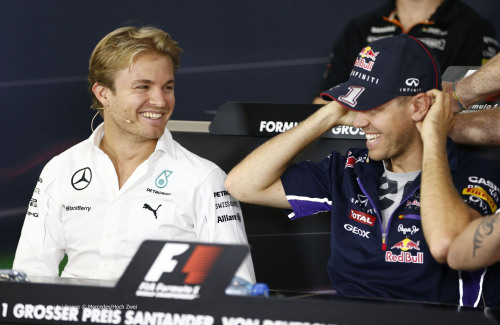 Through The Years: Nico Rosberg And Sebastian Vettel 