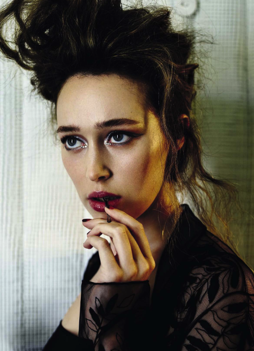 leah-cultice:  Alycia Debnam-Carey by Michel Comte for Vogue Italia September 2016