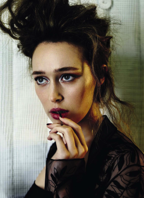 leah-cultice:Alycia Debnam-Carey by Michel Comte for Vogue Italia September 2016 