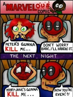 donthatethegeek:  Deadpool…destroying relationships