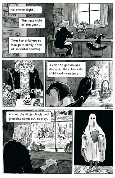 fledglingdoodles: The Spirit of Halloween - My comic for Lazerzine Vol. 6 Under Disguise (full zine 