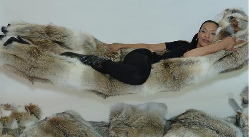 fur-fetish:  A fur hammock?A fur hammock? Why not? We’ve talked about all the other