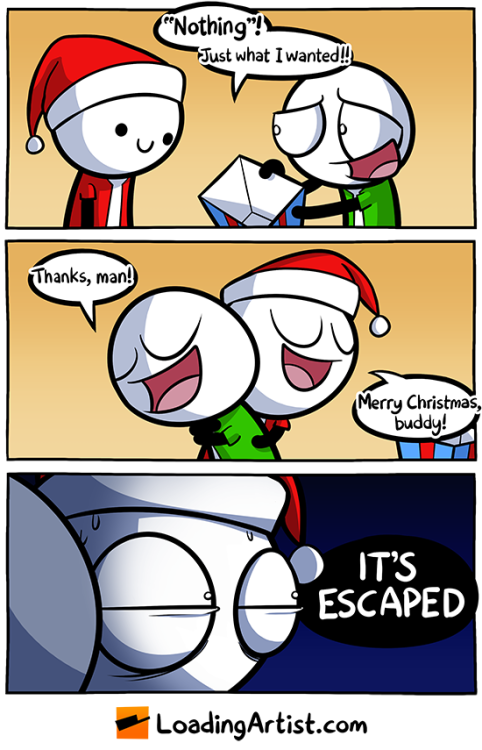 loadingartist: I WANT NOTHING ^ click for more Loading Artist comics! 