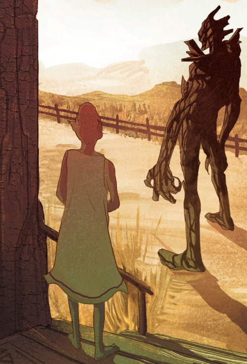 fuck-yeah-monstrous-men:  beastlyart:  brokenjaw:  What a cutie-patootie.   Yes hello, I would like one of these. I really love the concept of raising a tiny sapling into a giant protective plant monster aw <3  perfect <3 