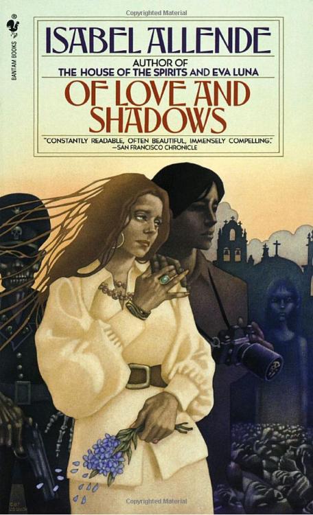 The House of Spirits, Of Shadows and Love, Eva Luna, Isabelle Allende, Bantam (1986, 1988, 1989) 