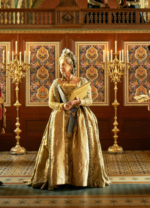 Costumes from Catherine the Great (2019, starring Helen Mirren)