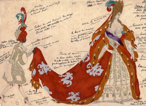 ruihenriquesesteves: Design for a courtier for ‘The Sleeping Princess’, by Léon B