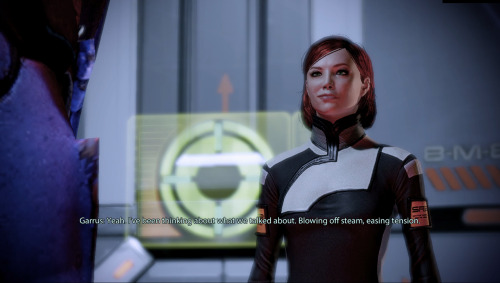 expertmakodriver: The way the Shep teases Garrus with her smug little smirk really just gives me lif