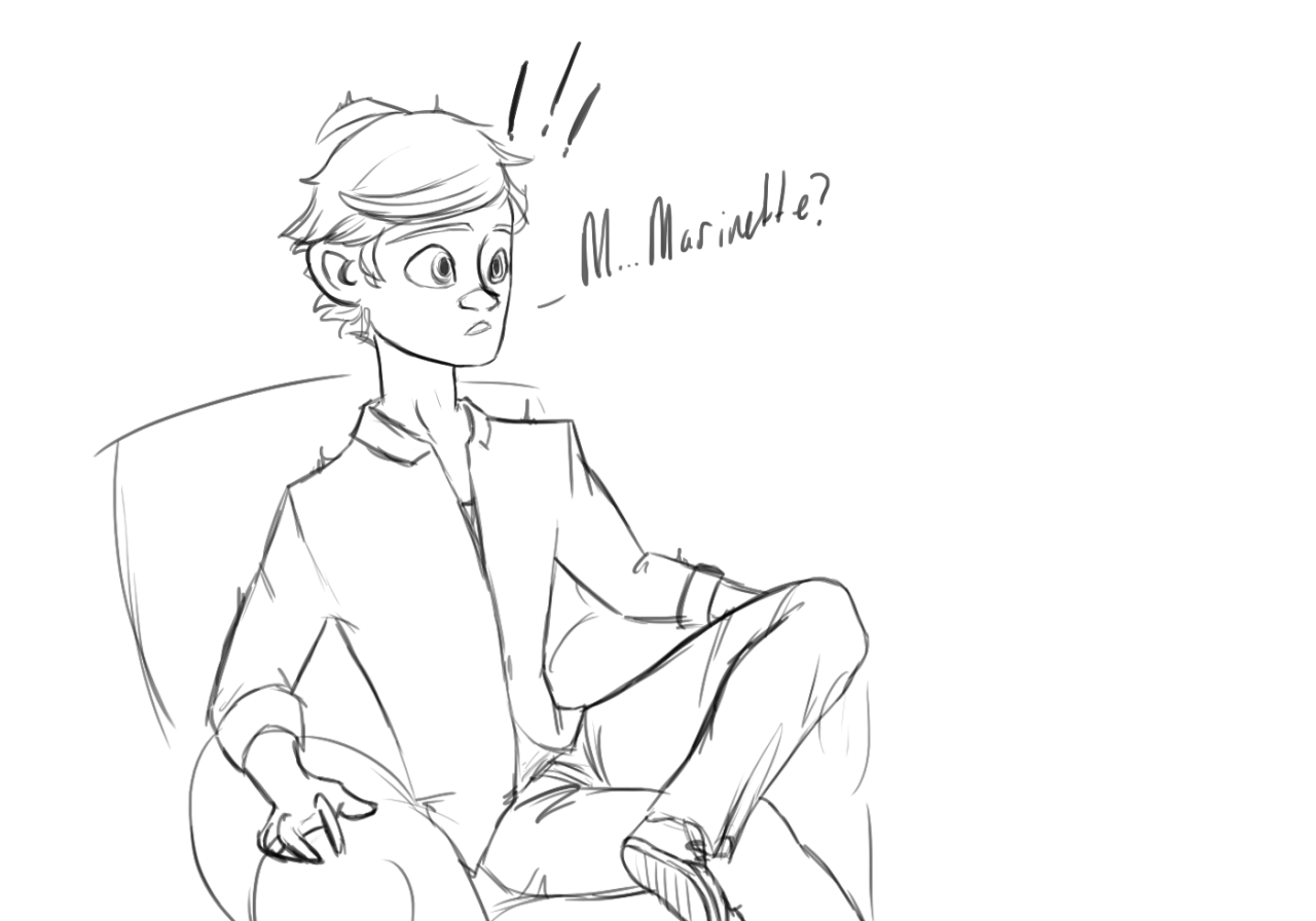 cannibalistic-cheesecake:  stand-in interviewee because Gabriel is off akumatizing