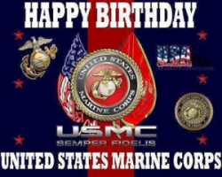 sophisticatesophia: moosemarine:  Today on this day we Marines celebrate our illustrious Corps’s 242nd Birthday. Doesn’t matter if you served 1 year or 50 years honorably every Marine is a brother and sister. Since our inception Marines have literally