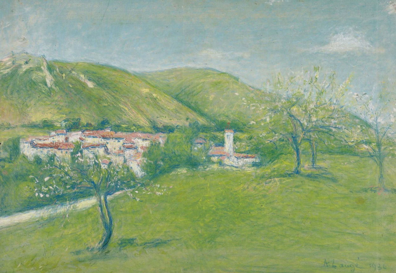 marquayrol:  “View Of Ginoles-Les-Bains,” Achille Laugé, 1936; View In High