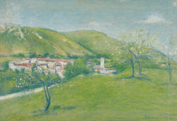 marquayrol:  “View Of Ginoles-Les-Bains,”