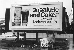 historicaltimes:  Quaalude and Coke. Billboard