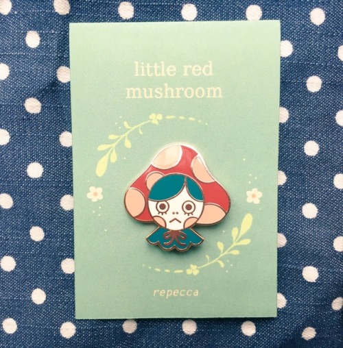 I made enamel pins! You can find them in my store!