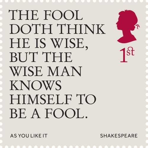 shakespearesglobeblog: Shakespeare on a stamp Today Royal Mail has launched a set of stamps marking 