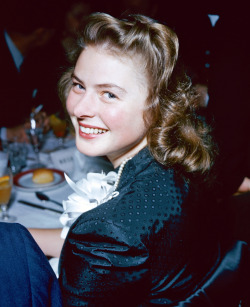 mr-craig:  Ingrid Bergman in colour. 