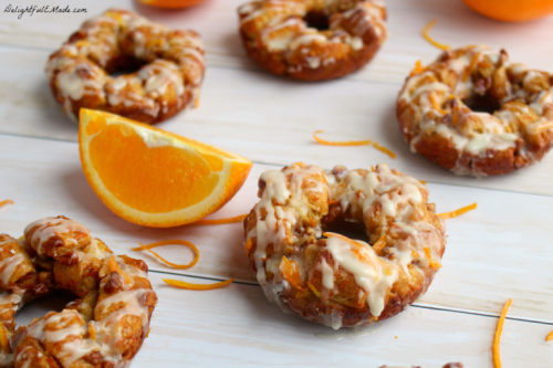Porn royal-food:  Orange Pecan Cinnamon Roll Donuts photos