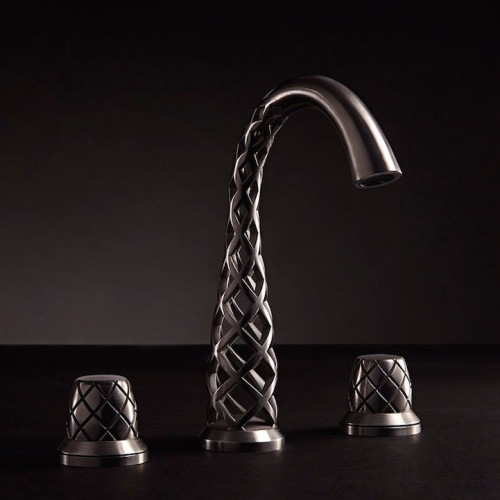 asylum-art-2:  arAmerican Standard  splashes out DXV line of  3D Printed metal faucets via: designboom north american plumbing and building product manufacturer american standard, revealed a ‘DXV‘  line of metal 3D printed faucets that revamp the