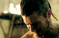  “This part of the scene was NOT in the Script Dan addlibed this as he felt since
