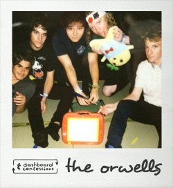 the-orwells:  Going to visit Tumblr tomorrow and we’ll be answering your questions. Submit them here: http://www.theorwells.com/ask and follow our Dashboard Confessions tomorrow at 11am ET at theorwells.com. music:  THE ORWELLS • THURSDAY, OCTOBER