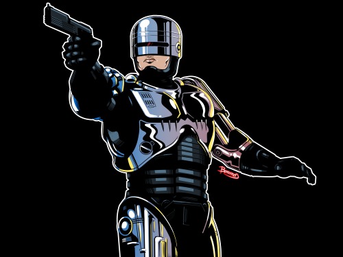 D R O P  I Tretro-styled Robocop i did for the 30th aniversary of the original film