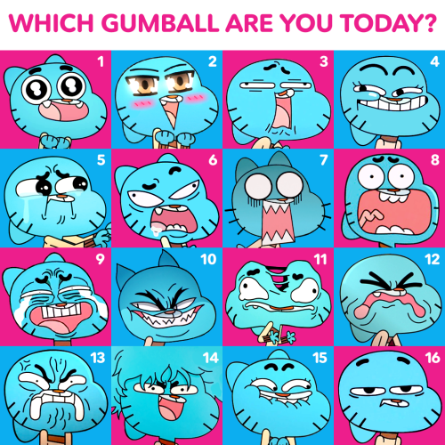 Which Gumball is your Wednesday mood?