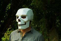 culturenlifestyle:  DIY Geometric Paper Masks