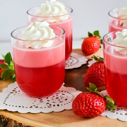 -=- STRAWBERRY JELLY PARFAIT