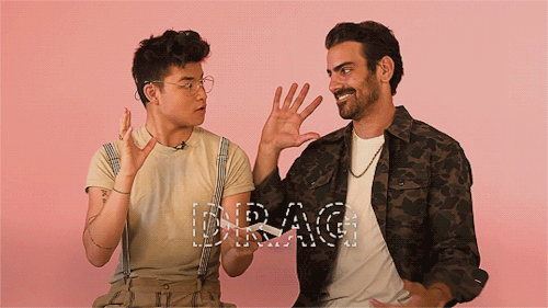 queerlyalex:Nyle DiMarco & Chella Man Teach Us Queer Sign Language 