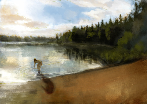 Wanted to do a zorn inspired painting&hellip; &amp; I had to use a photo ref. Really dont like how i