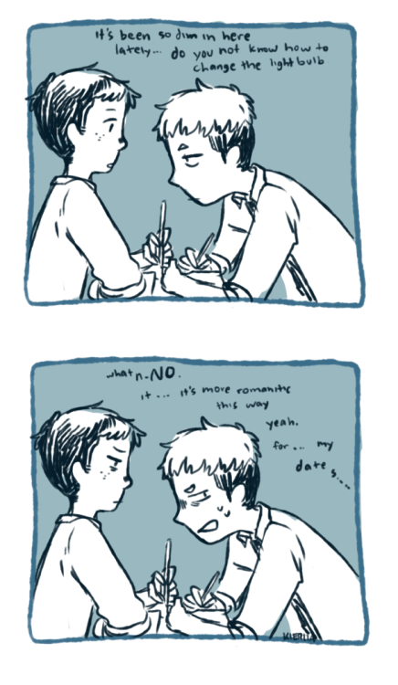 kierlia: ive been drawing jean n marco in between con stuff fare thee well thechosenchus hp au is r