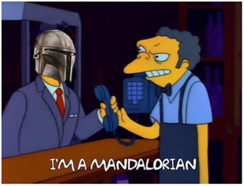 XXX cannotunsee:The Mandalorian Meets The Simpsons photo