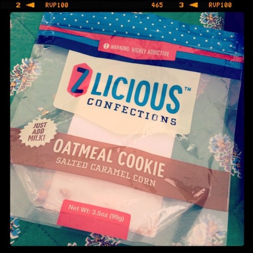 Well, I handled that. #zlicious #delicious #highlyaddictive #oatmealcookie #caramelcorn from @zconfe