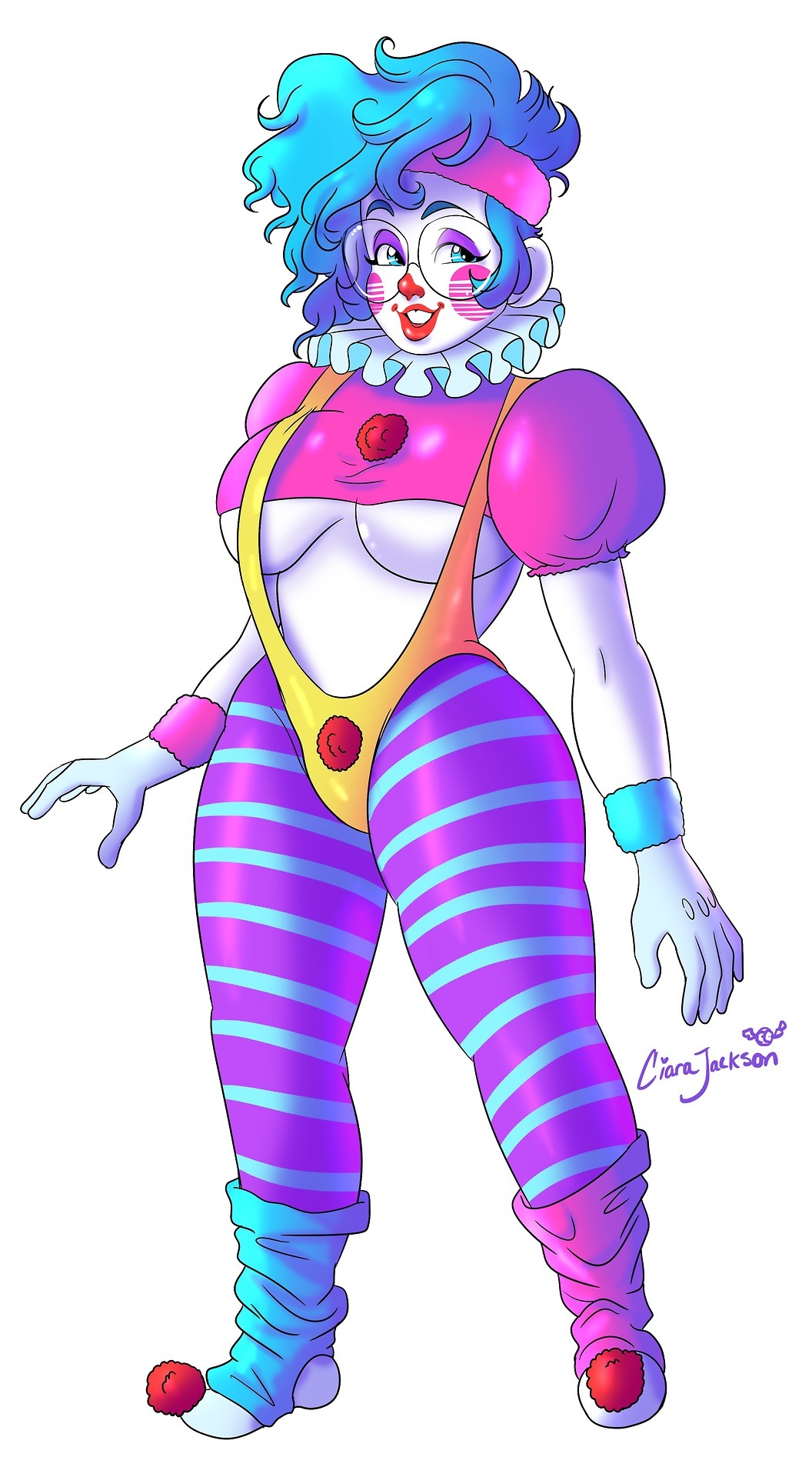 mushroommamamaximus:  Bubblemax! My clownsona hehehe~   💜  