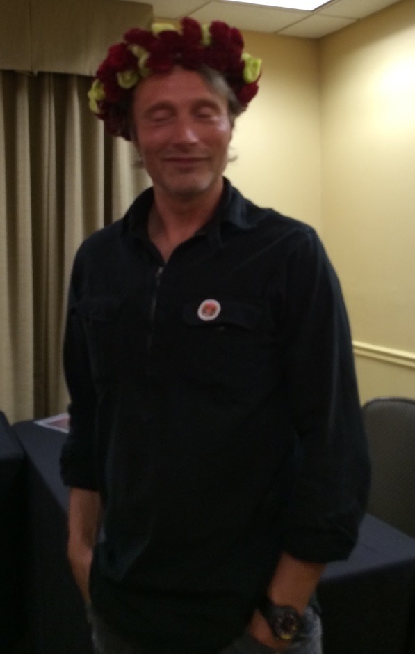 sympathyforthecannibal:  mads + flower crown (x)(x)(x)(x)(x)   @chlorokin