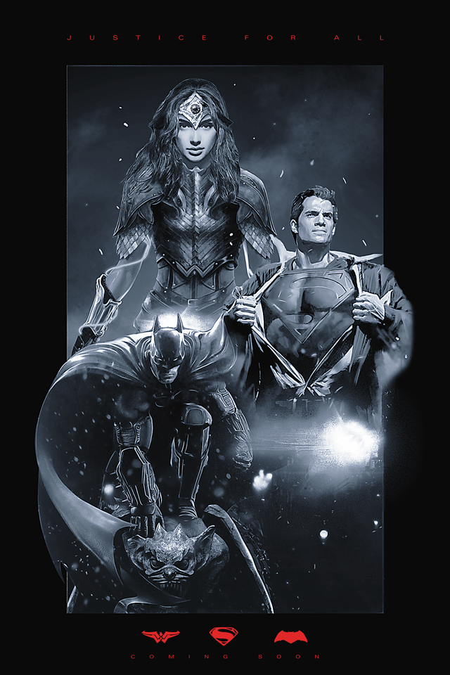  DC Trinity Teaser Posters by Tim Gonzales 