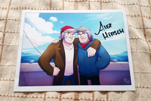 mistrel-fox:yayyy, my print signed by Alex finally came in! MANY THANKS to @demona-silverwing for ge