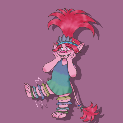 I Saw Those "tights" On Pinterest And Thought Poppy Would Probably Wear Them :D